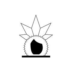 Afro female marijuana concept logo vector.