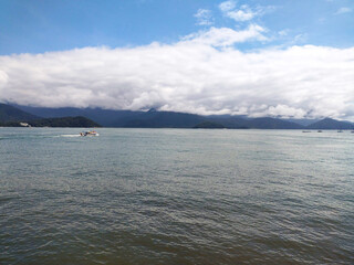 view of the sea from the sea