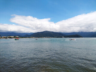 view of the sea from the sea