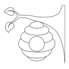 Coloring page for kids. Digital stamp. Cartoon style character. Isolated on white background. Vector illustration.