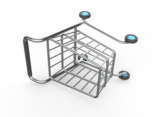 Shopping carts tumbled by recession