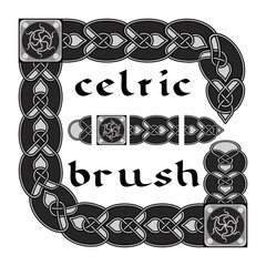 celtic brush for  frame