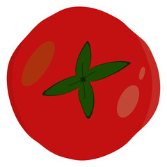 Tomato Clip Art Simple Isolated