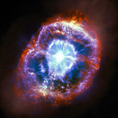 Neutron star colliding