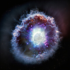 Neutron star colliding