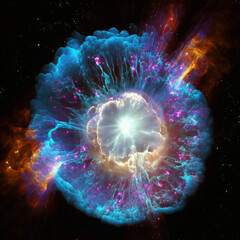 Neutron star colliding