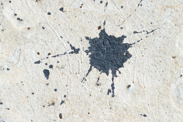 Splash of painting on concrete texture background