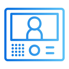 intercom gradient icon