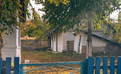 Faded nature in late summer and autumn