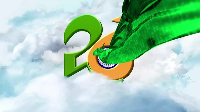 Happy Republic Day India. A large group of people form to create the number 26 as India celebrates its Republic Day on the 26th of January. 4K video.
