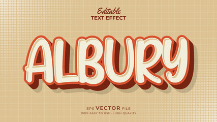 Australia Day Text effect editable premium with cartoon style