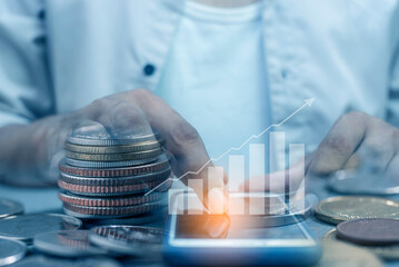 Money and financial concept,