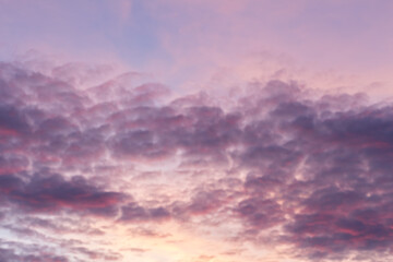 Fototapeta na wymiar clouds at sunset..