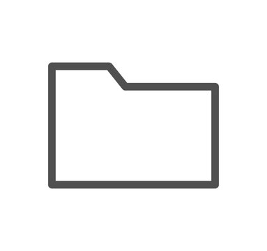 File and folder related icon outline and linear vector.