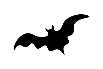 Bat Halloween icon isolated  