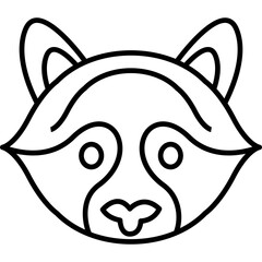 Raccoon Icon
