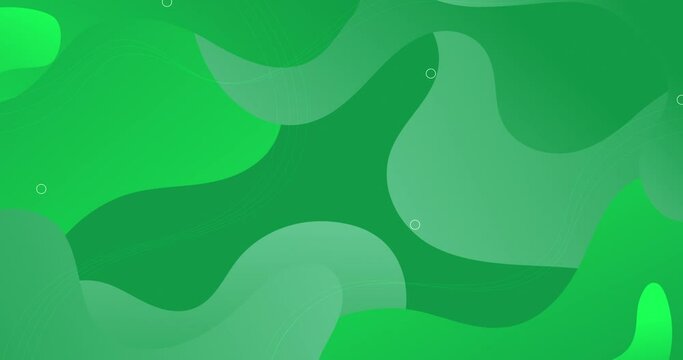  liquid shape gradation green animation background