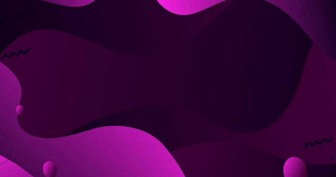  liquid shape gradation pink animation background