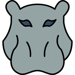 Hippopotamus Icon
