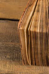 Detail of pages of an old book