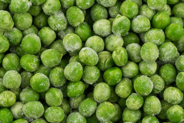 Green frozen peas