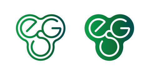 ESG Logo. Environmental Social Governance emblem concept