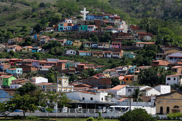Fototapeta na wymiar Sao Felix seen from Cachoeira