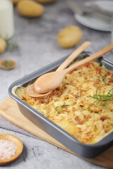 French national potato dish gratin	