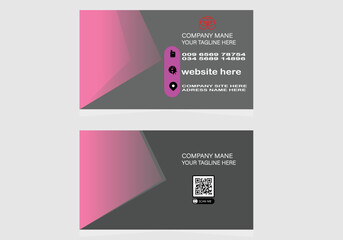 Visiting card" images and vector file professional Business card.