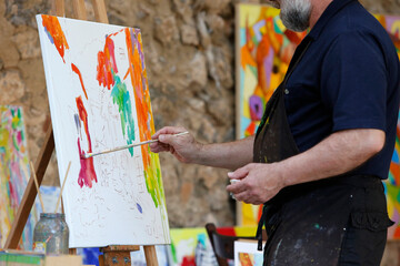 Painter in Valldemossa, Majorca