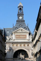 Historical buiding in rue Bergre, Paris