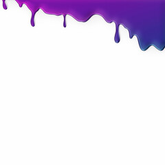 White paper surface covered with dense purple colour material