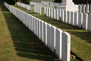 Level Crossing cemetery, designed by Sir Reginald Blomfield, contains 405 burials and...