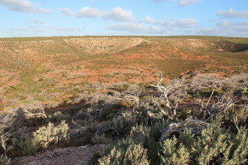 hills at kalbarri in australia 