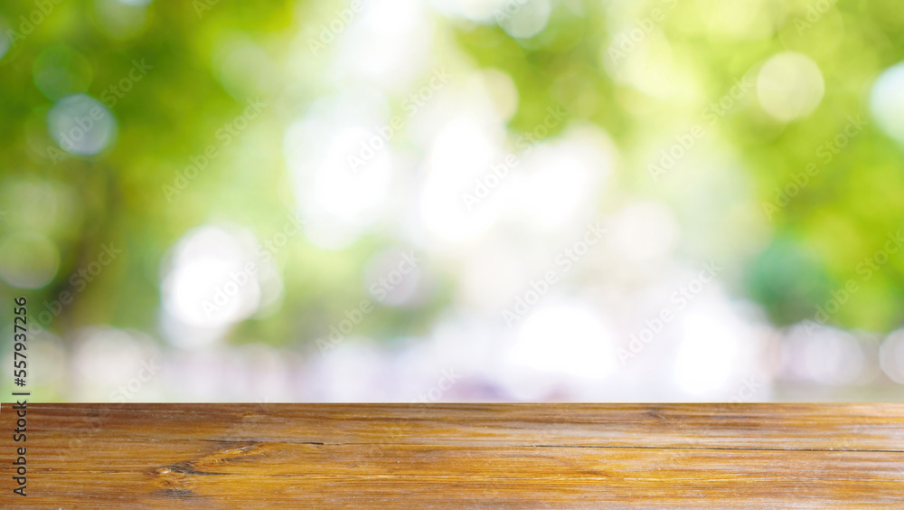 Aufkleber beautiful blurred spring summer natural background image for product presentations. defocused tree f