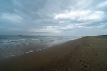 The beach near Cadzand, the Netherlands 
