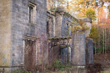 Overgrown Ruins of a Scottish Castle