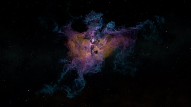 Nebula in the space