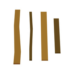 3d Isometric Perspective Wooden Planks. 3d Vector Realistic Illustration. For Game Or Interface Design