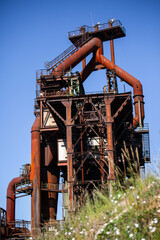 Hochofen im ehemaligen Stahlwerk Maxhütte in Sulzbach-Rosenberg