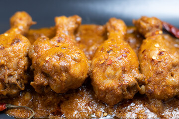 Chicken curry or masala, indian style chicken curry