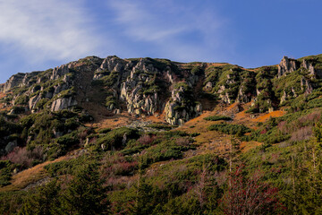 Fototapeta na wymiar Góry Karkonosze, krajobraz Górski
