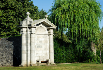 Fototapeta na wymiar War Memorial Gardens in Dublin, Ireland