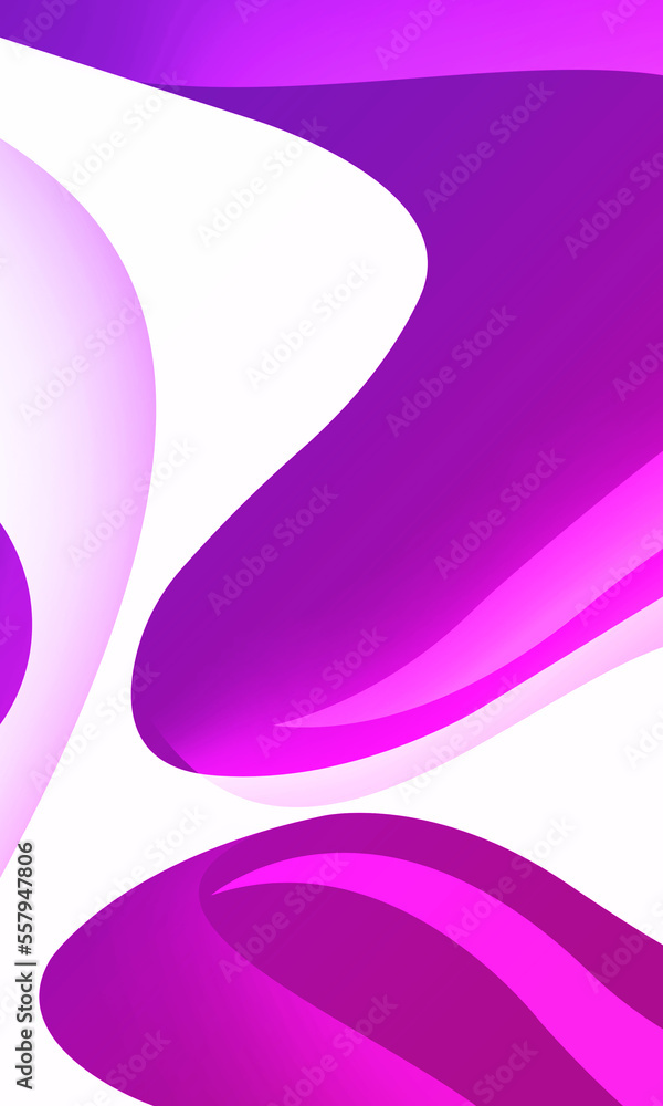 Aufkleber abstract vertical random shapes in the colorful gradient background. modern purple and pink shapes b