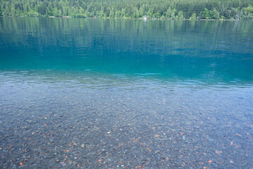 Mountains, lakes and streams in Olympic National Park 