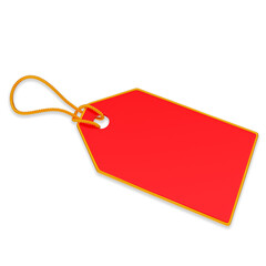 Red price tag