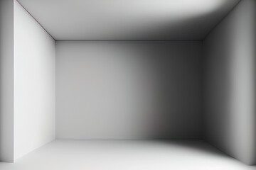 For the background and display of your merchandise, utilize the white and gray empty room studio gradient. Generative AI