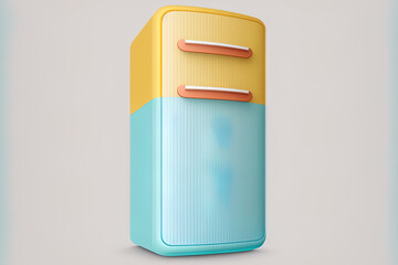 fridge looking symbol. Generative AI