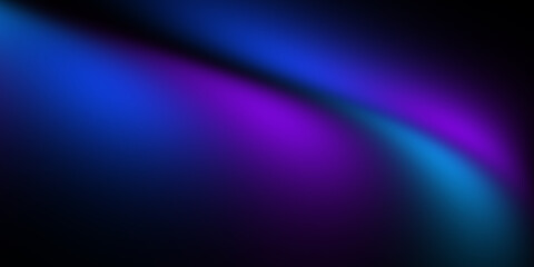 Blue purple neon smooth liquid waves abstract background