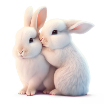 Two cheap cute rabbits